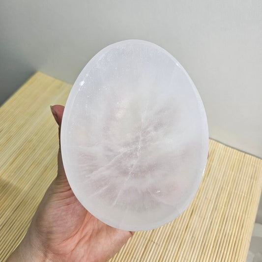 Selenite Bowl "U" Shape 12 cm