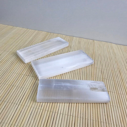 Selenite Ruler 10 cm