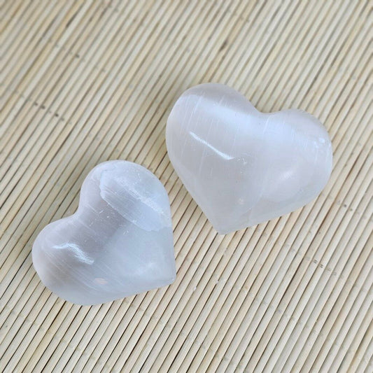 Selenite Heart 6-7 cm