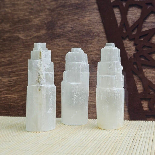Selenite Iceberg Tower 10 cm Polished