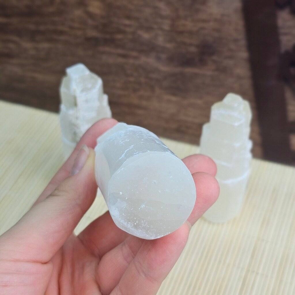 Selenite Iceberg Tower 10 cm Polished