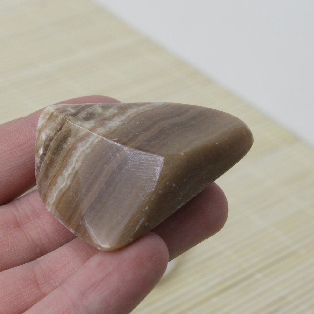 Moroccan Onyx & Aragonite Tumbled Stone