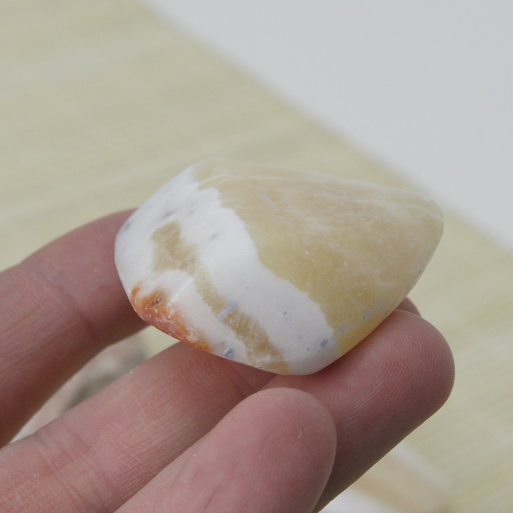 Moroccan Onyx & Aragonite Tumbled Stone