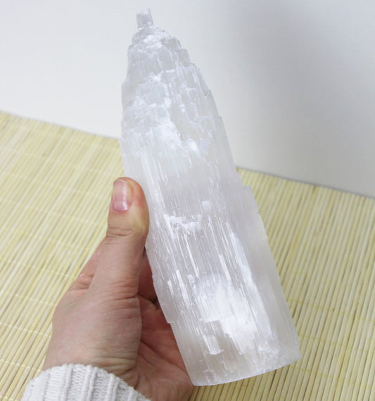 Selenite Iceberg Tower 15 cm Wider