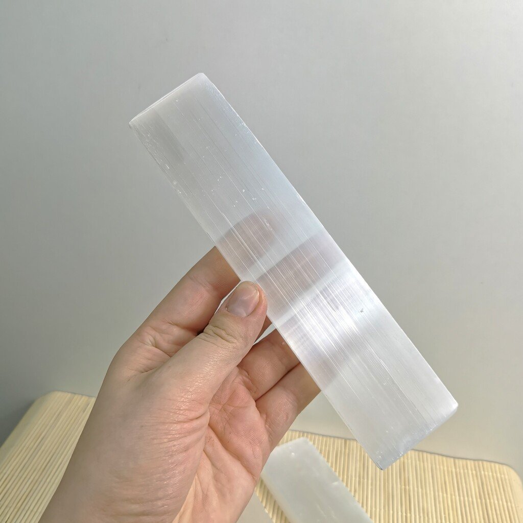 Selenite Ruler 20 cm