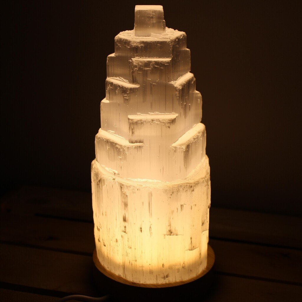 Selenite Iceberg Lamp 20 cm | 25 cm | 30 cm | 40 cm