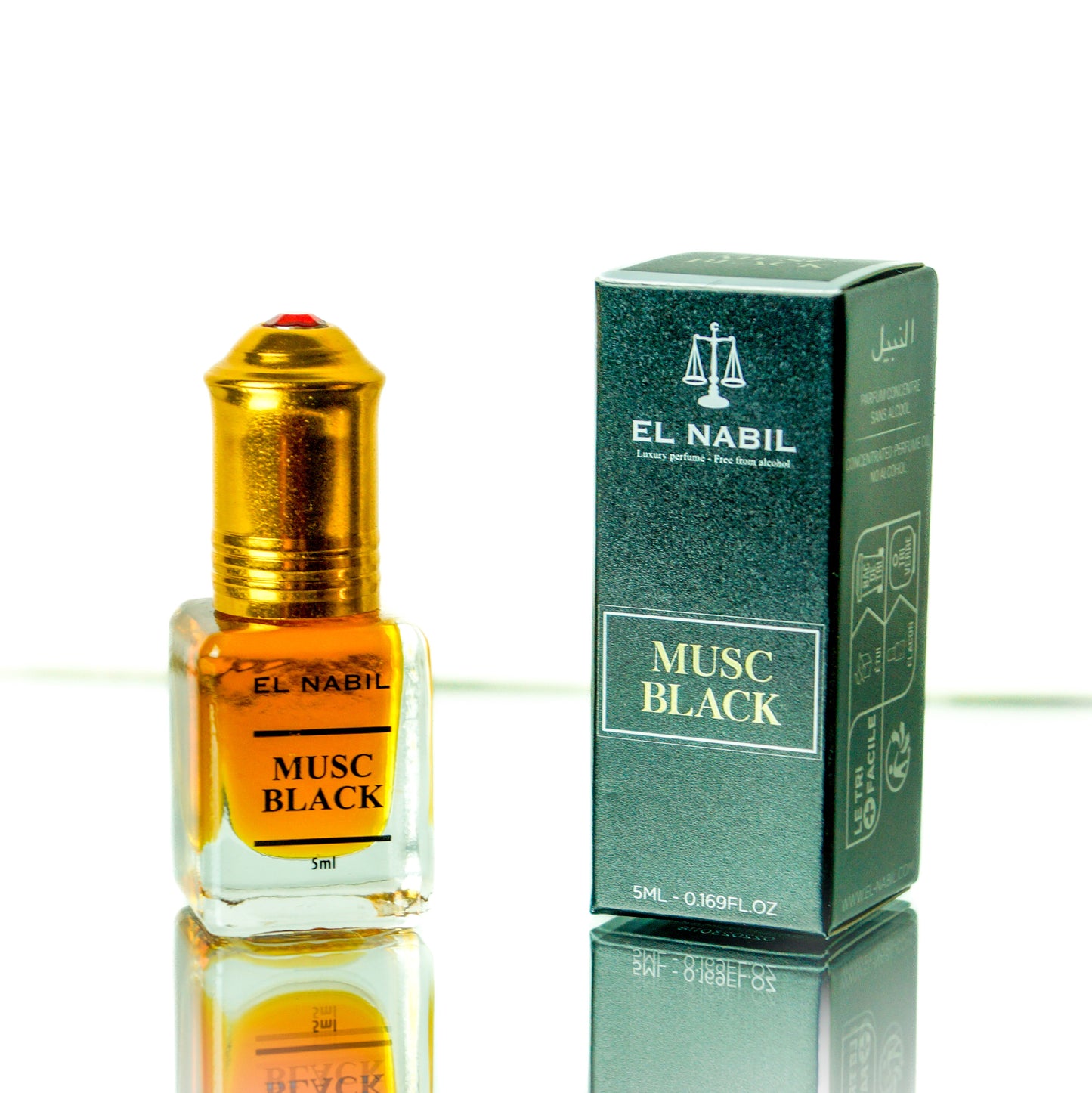 Oil Perfume EL NABIL 5ml - MUSC BLACK
