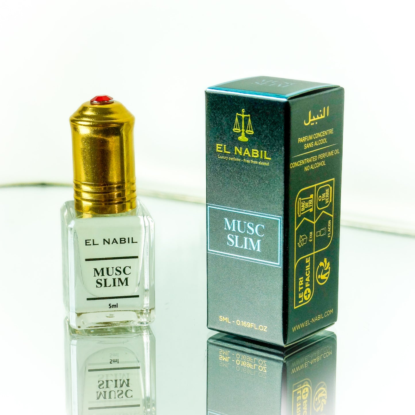 Oil Perfume EL NABIL 5ml - MUSC SLIM