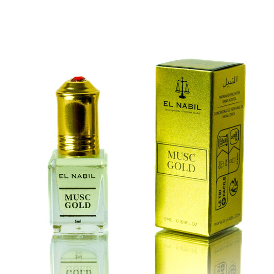 Oil Parfume EL NABIL 5ml - MUSC GOLD