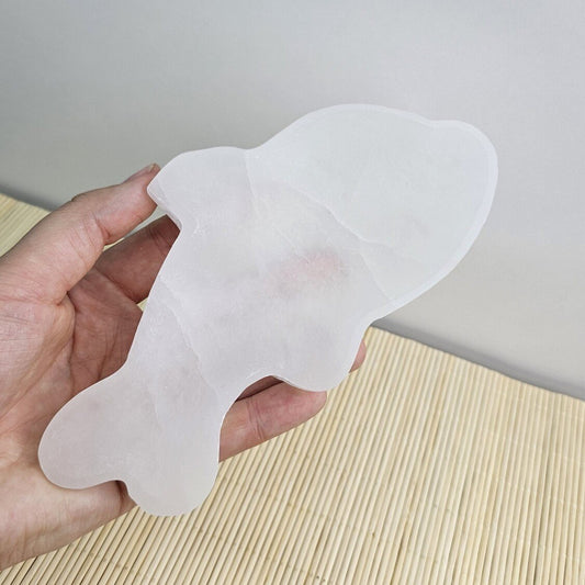Selenite Dolphin Bowl 18 cm
