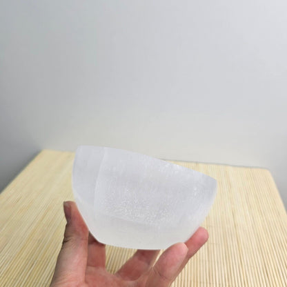 Selenite Bowl "Bean Bag" 12 cm