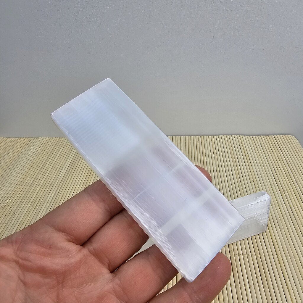 Selenite Ruler 10 cm