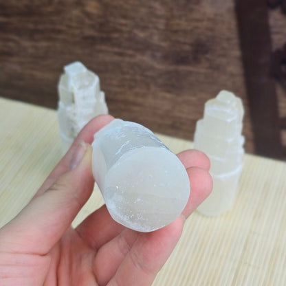Selenite Iceberg Tower 10 cm Polished