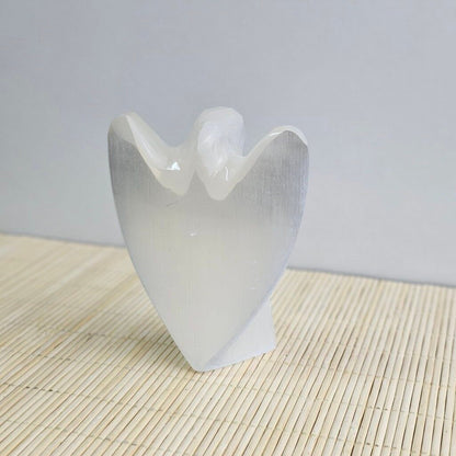 Selenite Angel Tower 10 cm