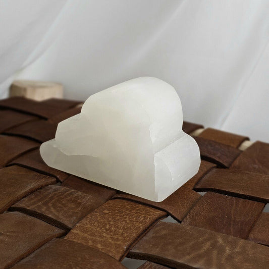 Selenite Cloud Plate 10 cm