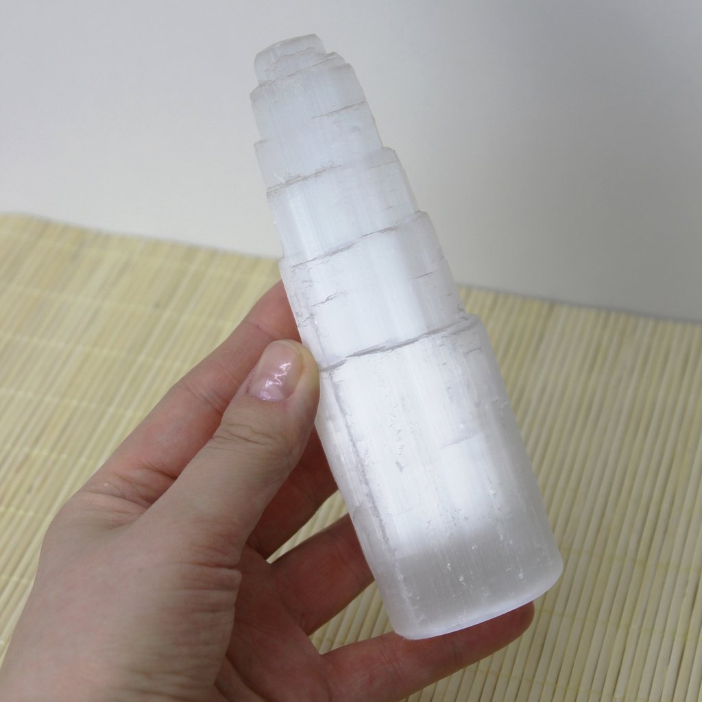 Selenite Iceberg Tower 15 cm