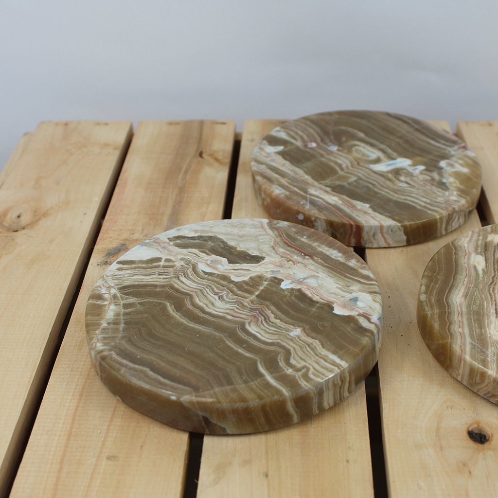 Moroccan Aragonite Plate 10 cm