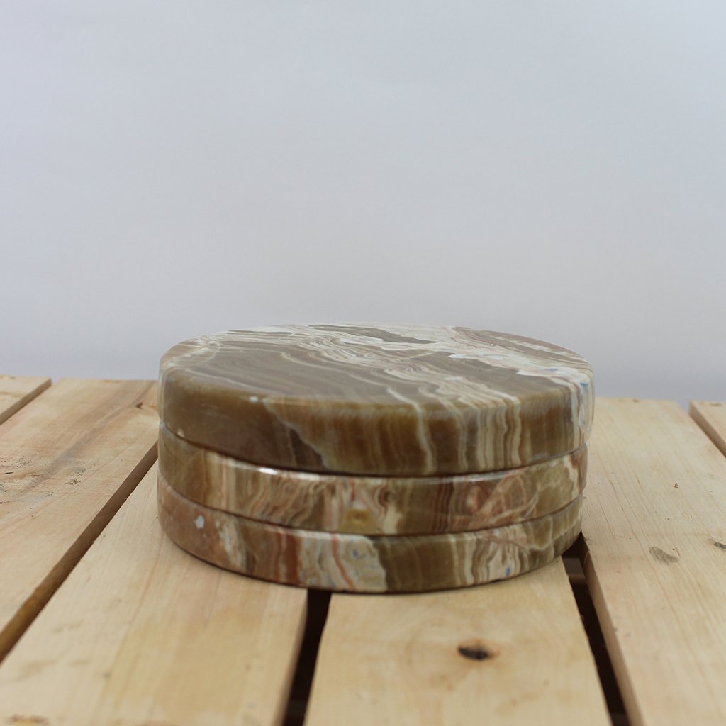 Moroccan Aragonite Plate 12 cm