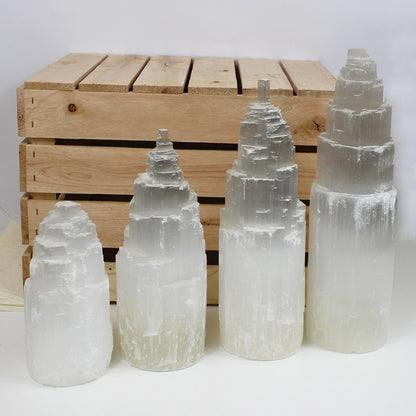 Selenite Iceberg Lamp 20 cm | 25 cm | 30 cm | 40 cm