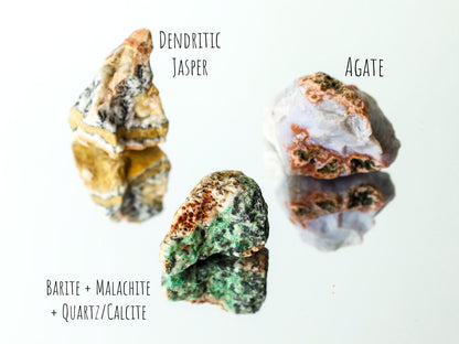 Moroccan Minerals Treasure Mix Box | +1 Mystery Raw Mineral
